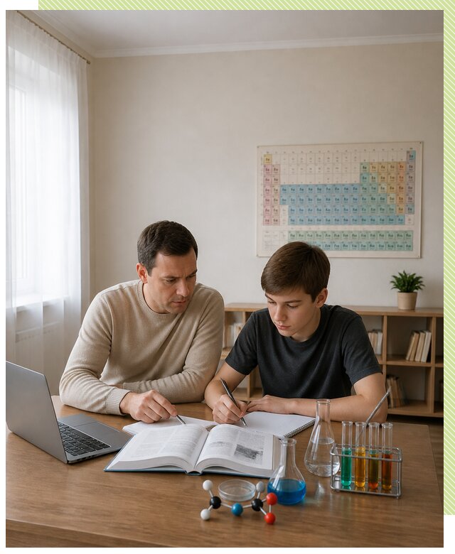 Репетитор по химии 8 класс в Кисловодске по цене от 1283 р. | Репетитор-Ксл